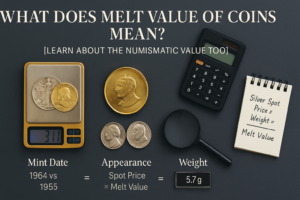 Read more about the article What Does Melt Value Of Coins Mean? [Learn About The Numismatic Value Too] 