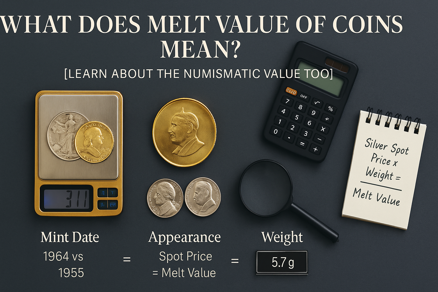 You are currently viewing What Does Melt Value Of Coins Mean? [Learn About The Numismatic Value Too] 